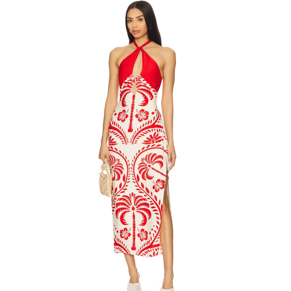 NWT Seven Wonders Island midi dress in Isla print size XS